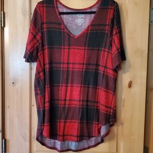 Maurices Buffalo plaid tee